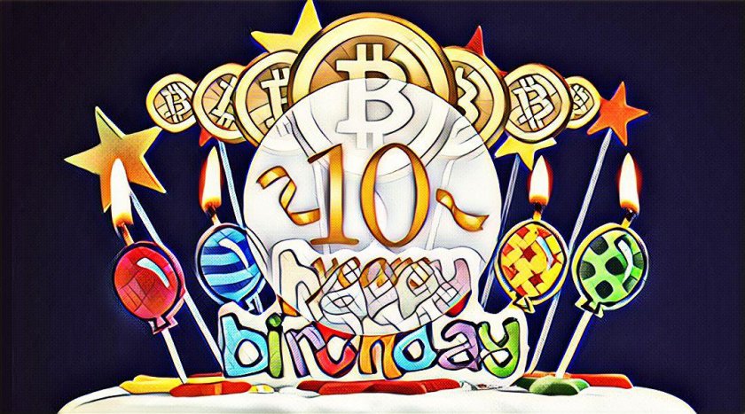 10-летний юбилей Биткоина 10-летний юбилей Биткоина