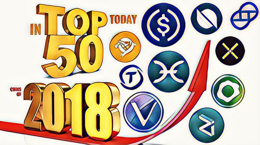 Crypto coins of 2018 in the TOP 50 cryptocurrencies Crypto coins of 2018 in the TOP 50 cryptocurrencies